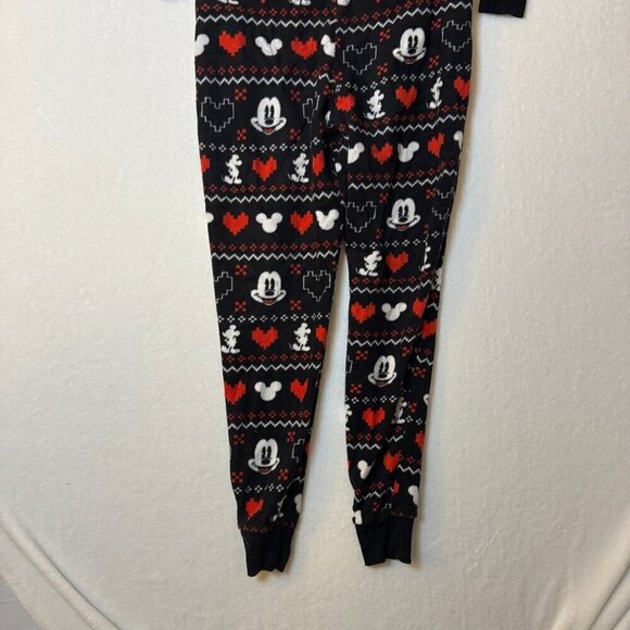 Disney Mickey Mouse Onesies Womans One Piece with Hoodie Hearts #1419 - Picture 7 of 7